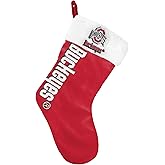 FOCO NCAA Official Primary Logo Wordmark Christmas Holiday Stocking Decoration Ornament (Ohio State Buckeyes)