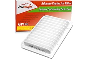 EPAuto GP190 (CA10190) Engine Air Filter, Replacement for Toyota Corolla 1.8L, Yaris, Matrix, Scion iM, xD, Pontiac Vibe – Fits Select Models 2006–2019