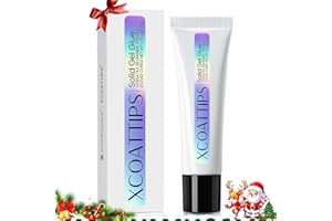 btartboxnails 30g Solid Nail Gel for Nail Tips, Upgrade Cure Needed Nail Gel for Fake Nails Long Lasting, Super Strong Adhesion Nail Gel