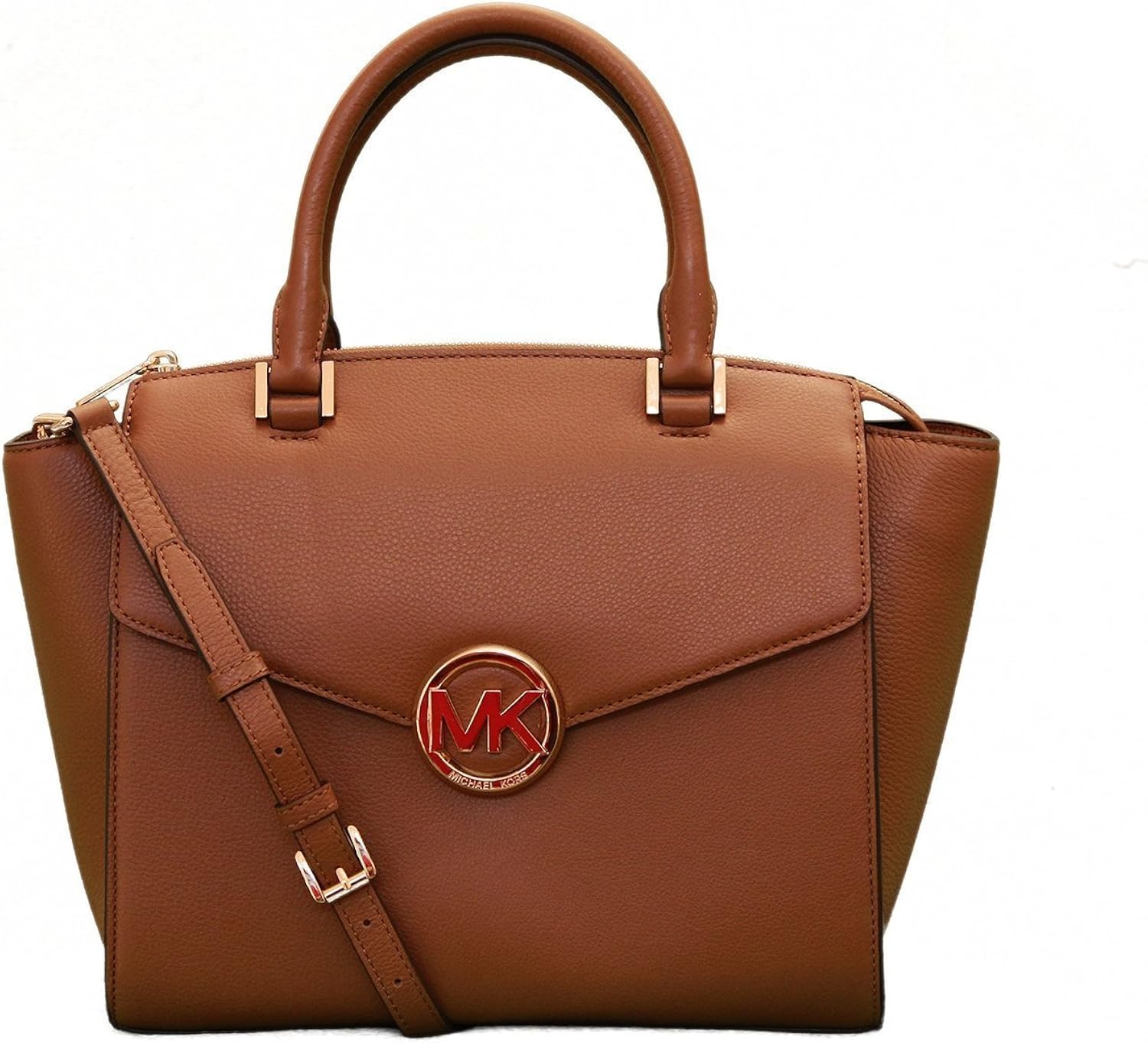 Michael Kors Hudson Large Leather Satchel Luggage Amazon.fr