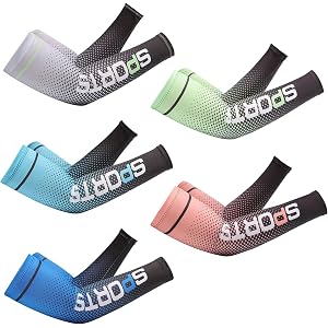 UV Sun Compression Arm Sleeves for Men Women