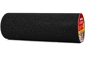SinoPack 18" Wide Roll Anti Slip Tape, Black Non Slip Ramp for Outdoor 18Inch x 30FT Non Skid Tape, Best Grip Non Slip Strips Tape High Traction Friction Abrasive Adhesive for Deck, Ramp, Boat