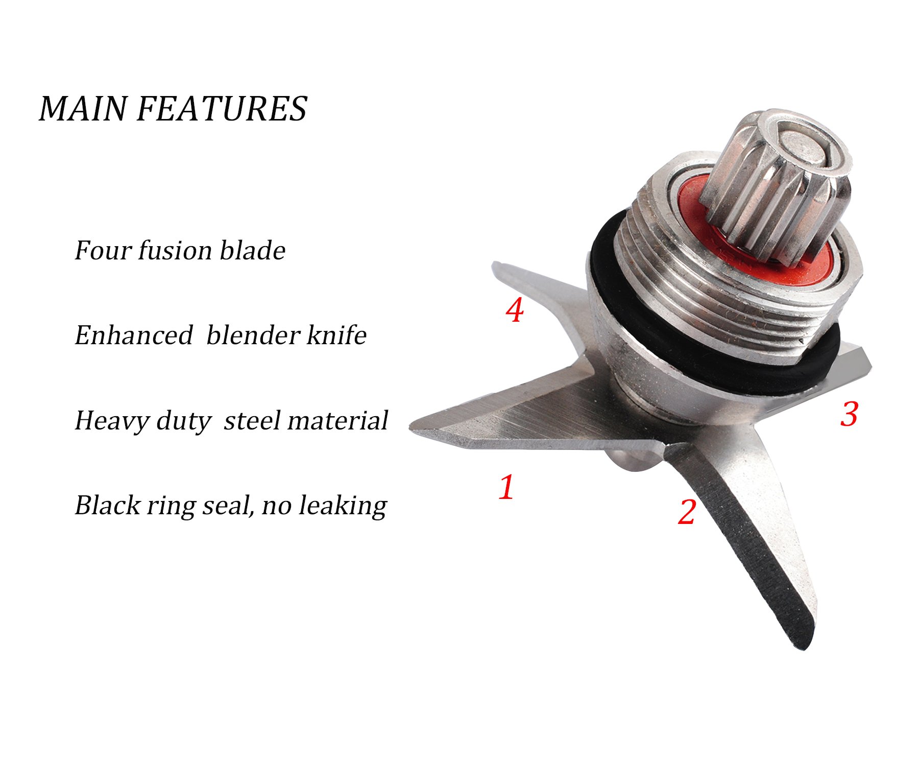 Wet Blade for Vitamix Blender Parts Replacement Vitamix Blade, Fits 64