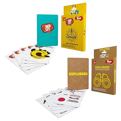 Toiing Party Card Games Combo Pack of 2, for Kids Age 3 Years and Above