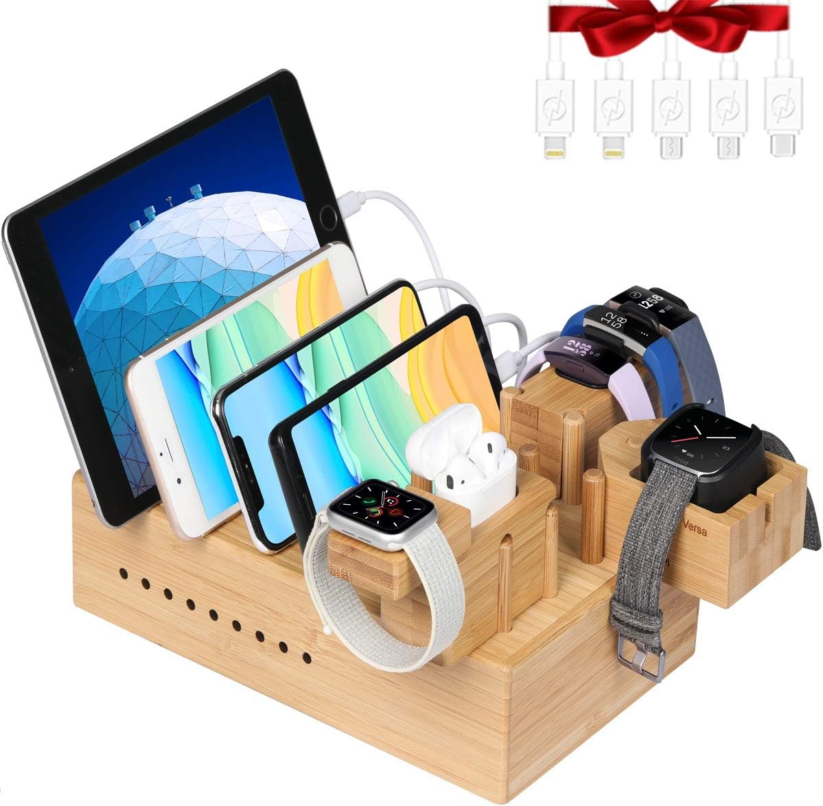 fitbit versa airpods