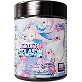 Gamer Supps GG Energy - Sakura Splash by Silvervale (100 Servings) - Keto Friendly Gaming Energy and Nootropic Blend, Sugar Free + Organic Caffeine + Vitamins + Immune Support, Powder Drink