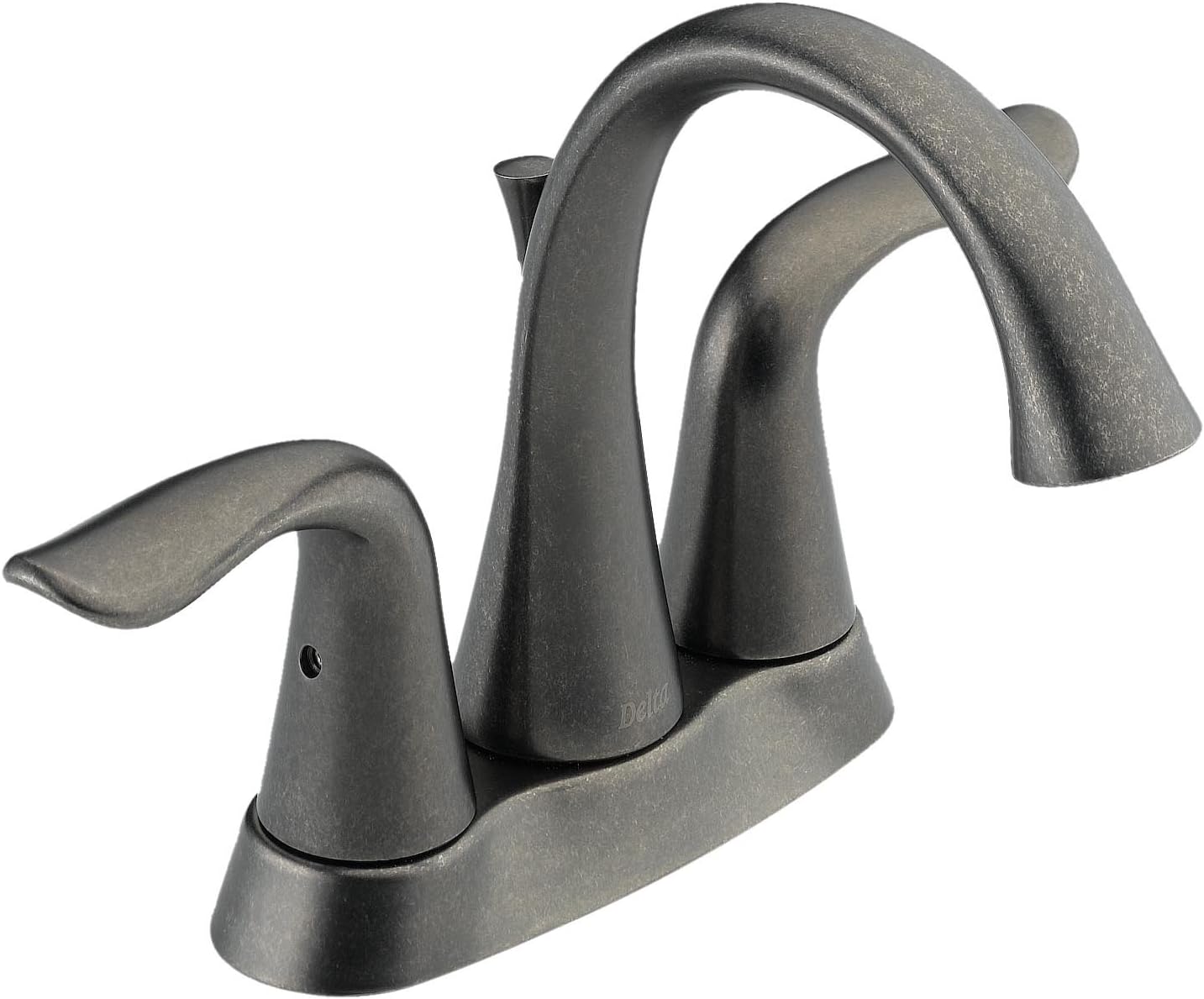 Delta Lahara 2538PTMPU Two Handle Centerset Bathroom Faucet, Aged