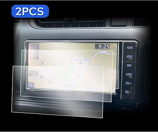 Amazon 2枚 トヨタ T Connectナビ 7インチ Nszt W68t Nscn W68 Nszt W64t カーナビフィルム 液晶保護フィルム 高感度タッチ キズ防止 貼り付け簡単 保護フィルム 車 バイク