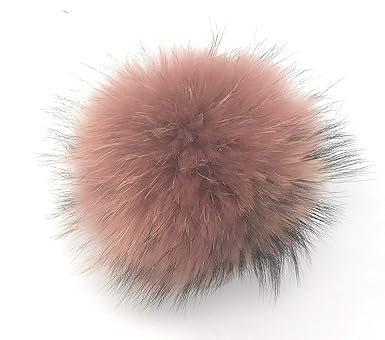 XXL Bommel mit Anstecknadel Pelzbommel Fellbommel Pompon Pelz Fell Echtpelz Bommelmütze ! viele Farben !