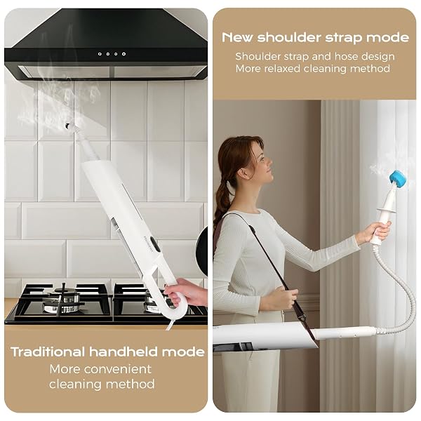 STEAM MOP ALL-IN-ONE FOR FLOOR CLEANING, MULTIPURPOSE STEAM CLEANER FOR HOME WITH LED DISPLAY SCREEN, DETACHABLE HANDHELD FLOOR STEAMER WITH SCENT CONTAINER AND STRAP FOR HARDWOOD,TILES AND CARPET
