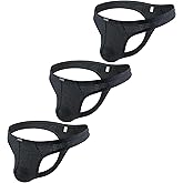 iKingsky Men's Stretch Thong Underwear Soft T-back Mens Under Panties