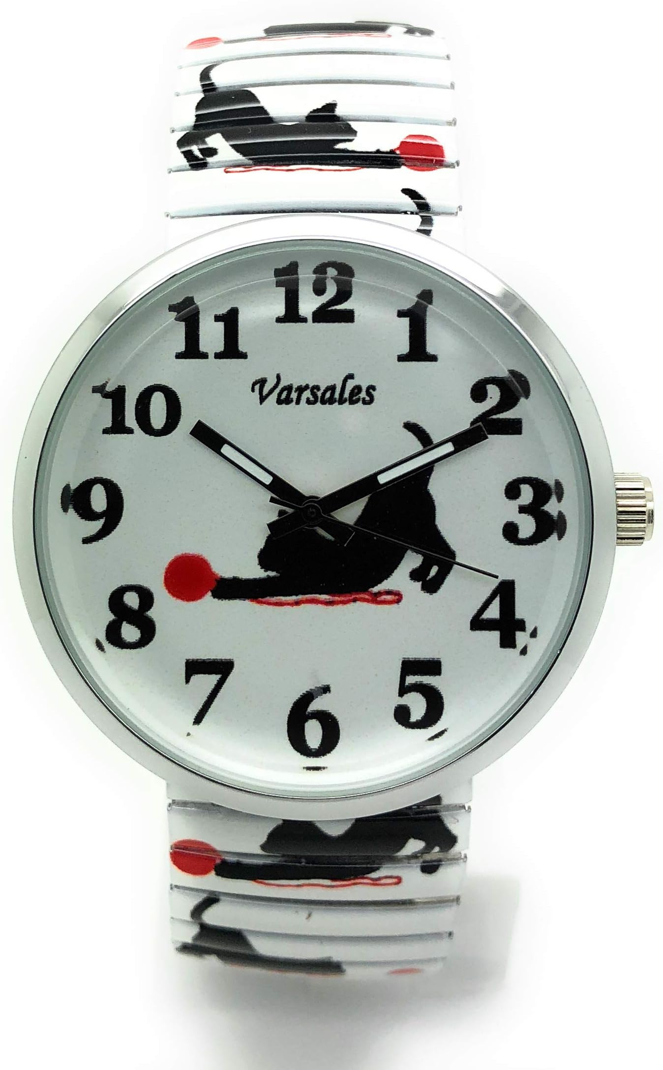 Ladies Novelty Animal Kitty Cat Elegant Stretch Elastic Band Fashion Watch Versales Varsales