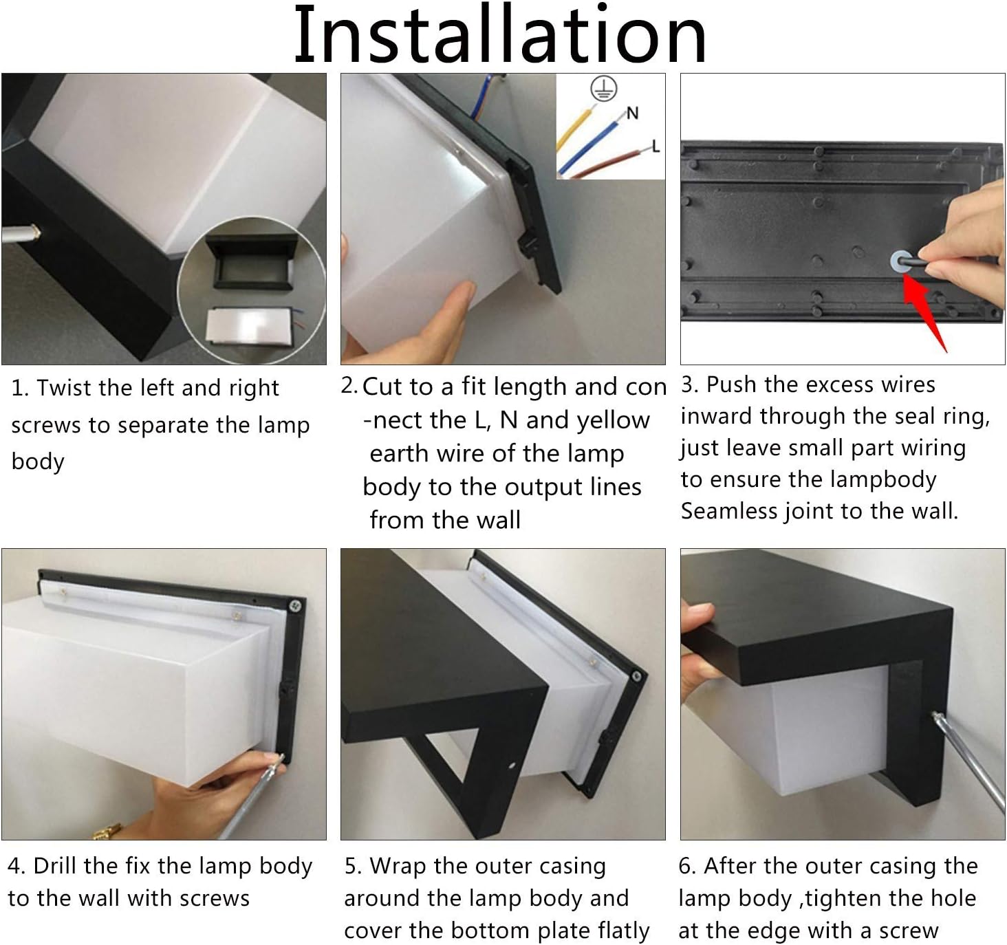 Proceso de instalación del aplique
