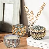 Yinuo Mirror Scented Candle Set 24 Pack Soy Wax Tin 12 Fragrances Gift view 9