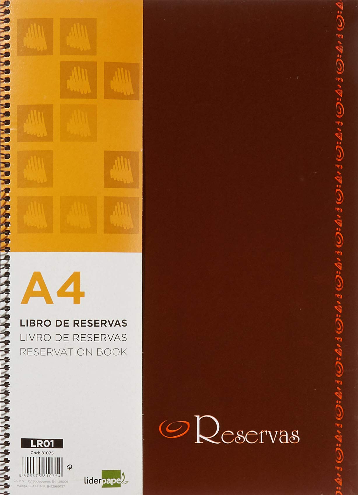 Liderpapel LR01 – Hotel Service Book