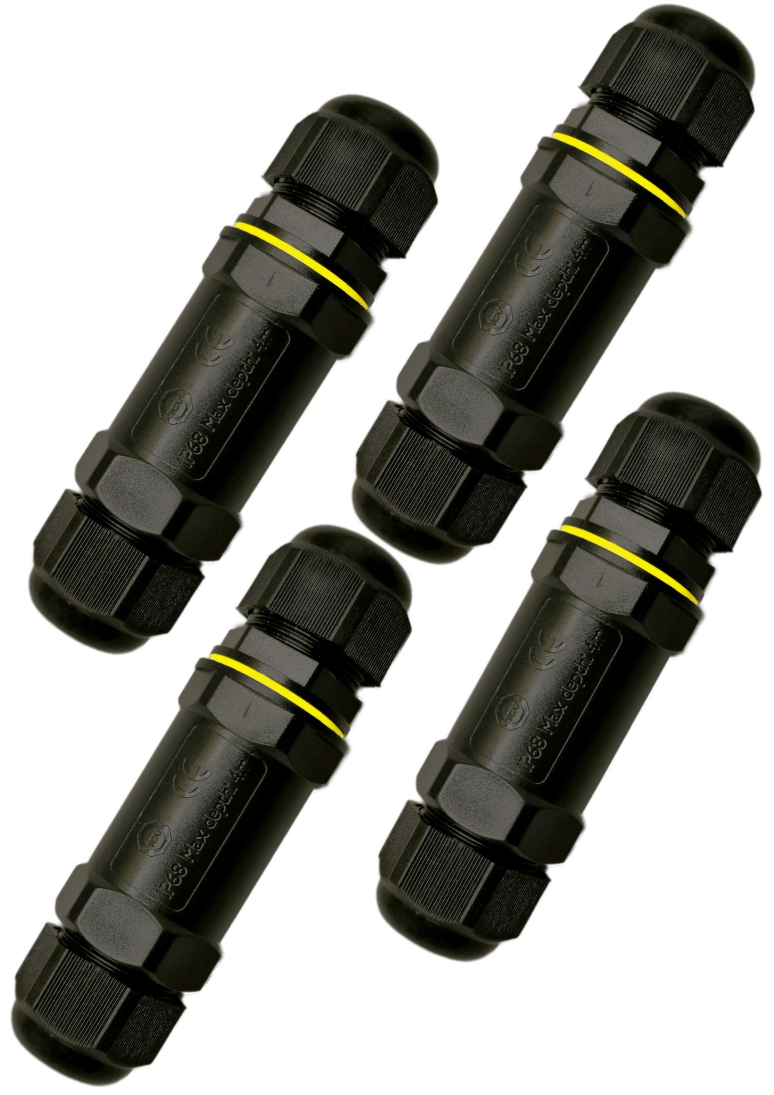 JANAA Waterproof Junction Box Outdoor Electrical Cable Connectors (IP68) + Automatic Outdoor Electrical Box Connection Terminal with Quick and Reliable Electrical