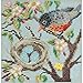 Spring Robin Beaded Counted Cross Stitch Kit Mill Hill 2015 Buttons & Beads Spring MH145103
