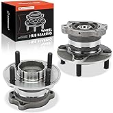A-Premium 2 x Rear Wheel Bearing and Hub Assembly with 4-Lug Compatible with Ford Ecosport 2018 2019 2020 2021, FWD