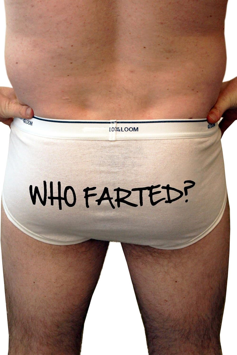WHO FARTED? Adult Unisex Whitey Tighty Novelty Underwear