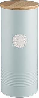 Typhoon Living Collection, Pastellblau, 2,5 Liter Spaghettidose, Stahl, Holz, Silikon, hellblau