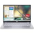 Acer Swift 3 SF314-44-R3ZM Laptop | 14" Full HD IPS | 100% sRGB | AMD Ryzen 5 5625U Hexa-Core Processor | AMD Radeon Graphics | 16GB LPDDR4X | 512GB SSD | Wi-Fi 6E |Backlit Keyboard|Windows 11, Silver
