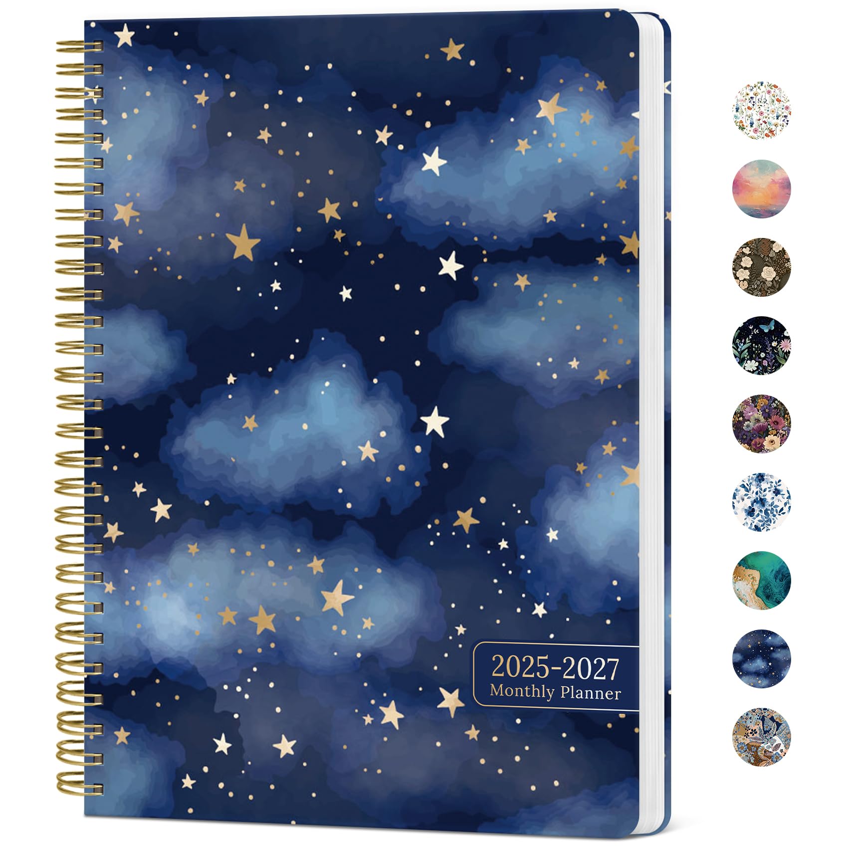 Photo 1 of Monthly Planner 2025-2027, 2 Year Monthly Planner Calendar 2025-2027, July 2025 - June 2027, 7" x 10", 25-27 Monthly Calendar Planner, Perfect for School Office Home Planning -Starry Night