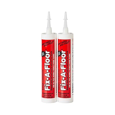 The Original Fix-A-Floor Repair Adhesive for Loose Tile & Wood Floors - 2 Pack