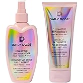 DAILY DOSE Award-Winning Moisture Duo – Leave-In Conditioner Detangler Spray + Deep Conditioning Hair Mask – Hydrates, Restores, and Smooths Dry, Damaged, Color-Treated Hair for All Hair Types