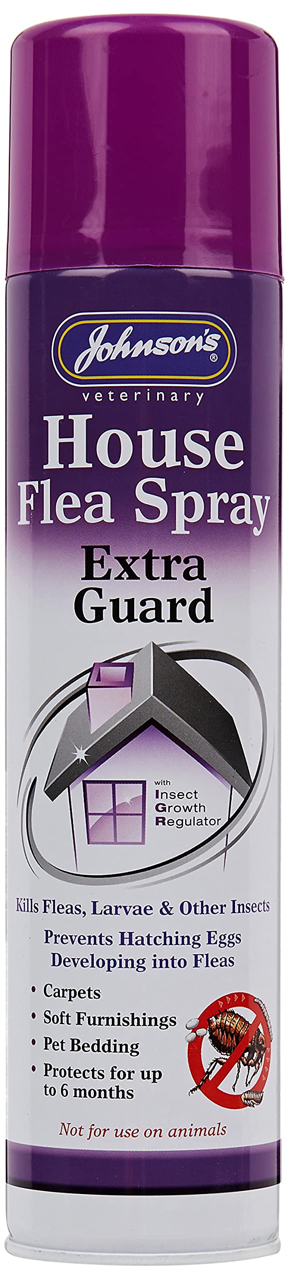Johnson's Extra Guard House Flea Spray, 400 ml