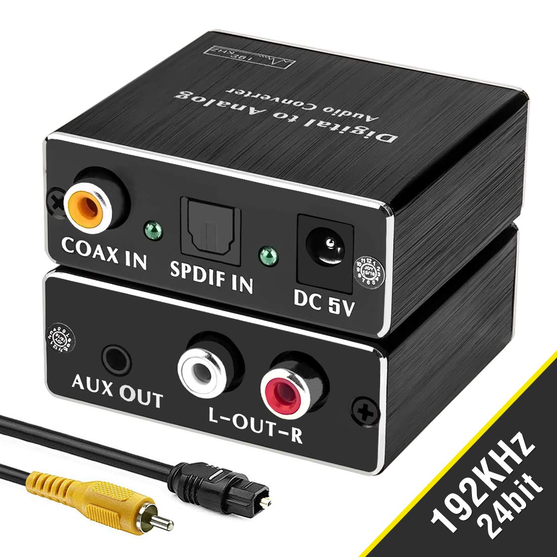 Mua DigitaltoAnalog Audio Converter, ROOFULL 192Khz DAC Digital