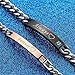 GAGAFEEL His Hers Matching Set Titanium Stainless Steel His Queen Her King Couple Bracelet 2 pcs with Gift Box
