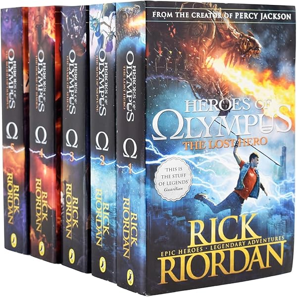 Heroes of Olympus Complete Collection 5 Books Box Set -The Lost
