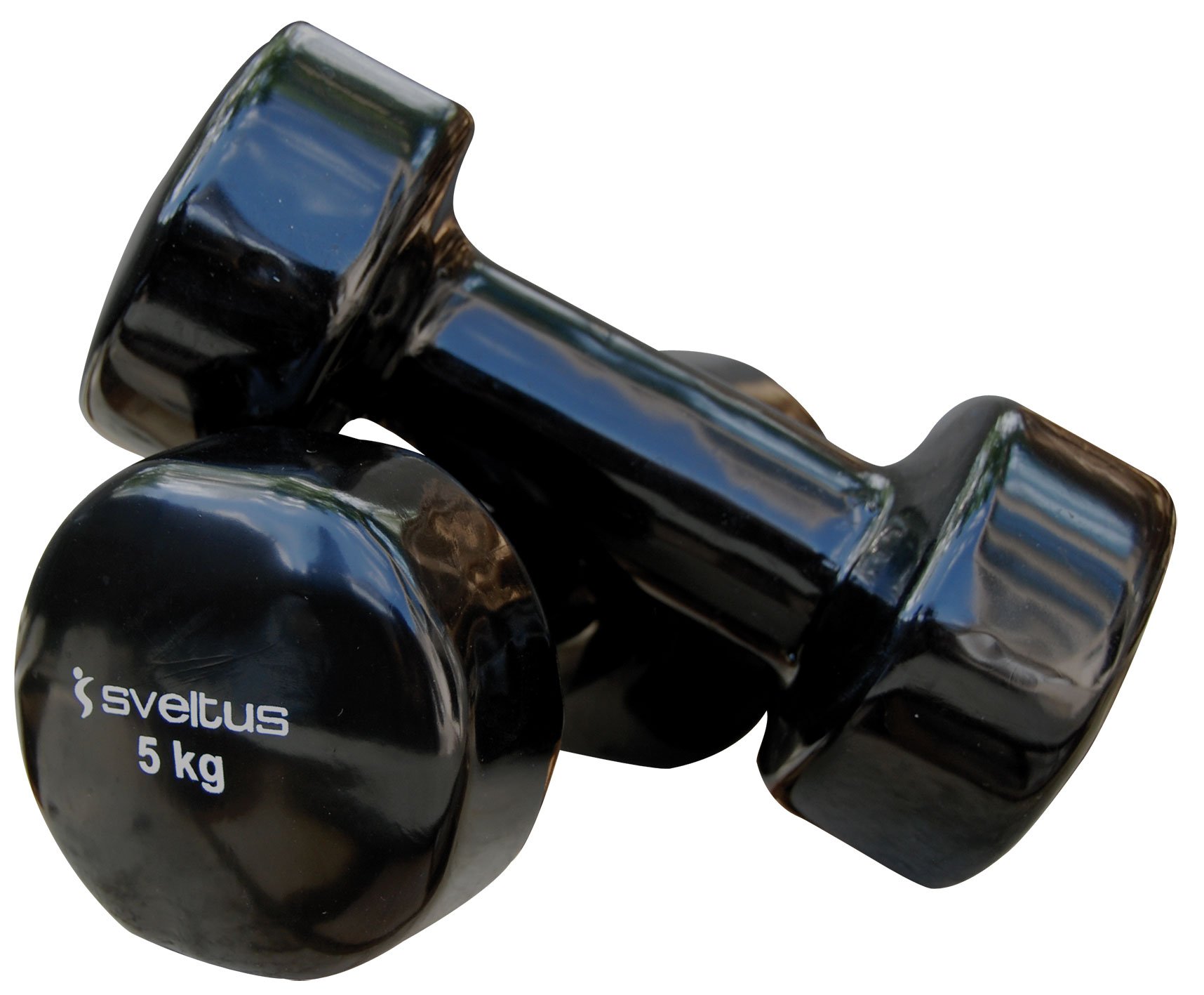 Sveltus – Set of 2 Dumbbells 5 kg, Black