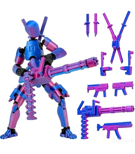 Amazon.com: MerryXD T13 3D Action Figure,Assembly Completed Dummy