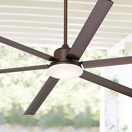 84 Casa Arcade Industrial Ceiling Fan With Light Led Dimmable