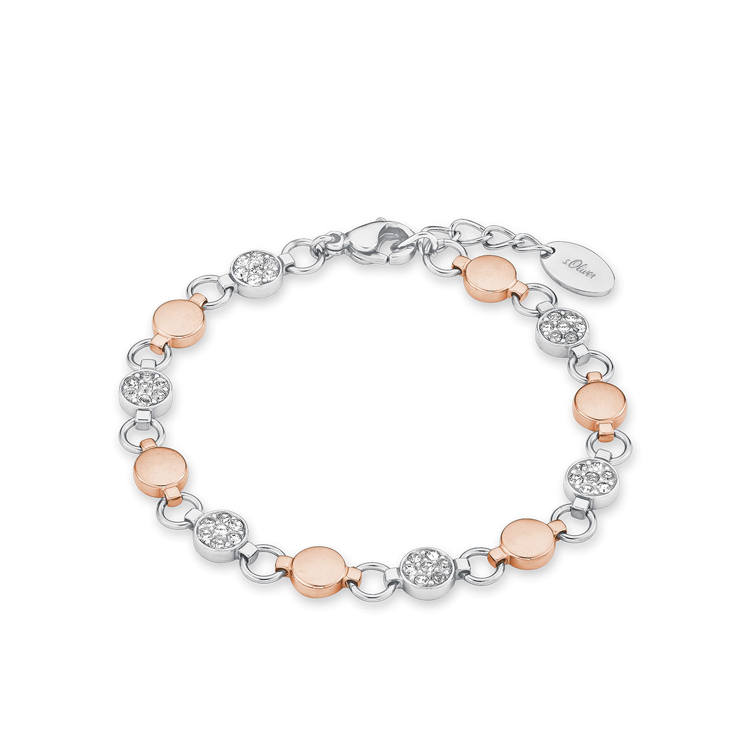 s.Oliver Bracelet Women Arm jewelry, with Crystal, 18+3 cm, Multicolor, Comes in jewelry gift box, 9239443 — image 1