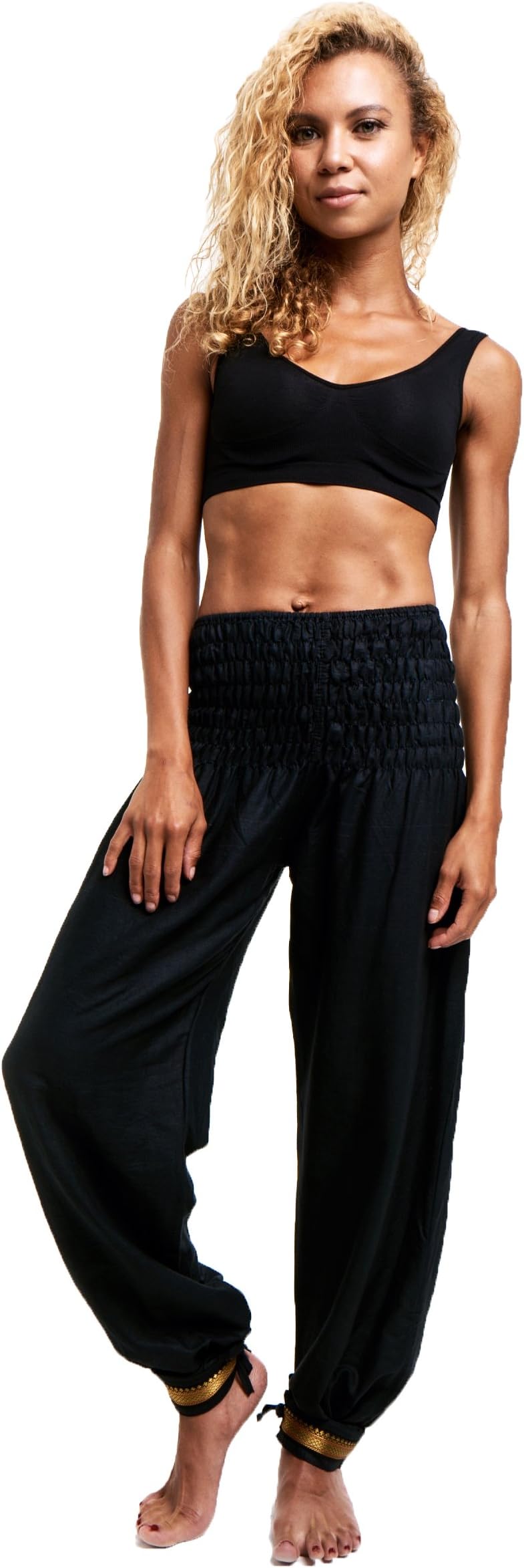 Long Dance and Yoga Cotton Harem Pants