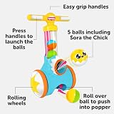 Toomies Pic and Pop Push Along Baby Toy Ball Launcher Collector view 4