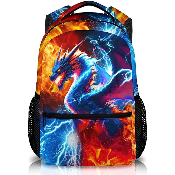 Zaino Scolastico Rainbow Color Llama No Drama Per Ragazzi E Ragazze - Borsa Da Viaggio Unisex In Poliestere, Leggera, Con Tasca Porta Pc E Bottiglia - 5