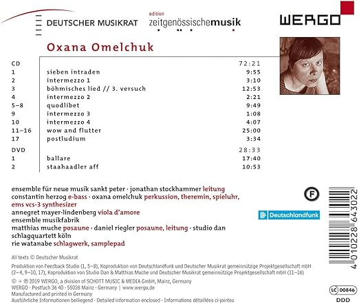 Oxana Omelchuk Various Wergo Wer 64302 Amazon Co Uk Music