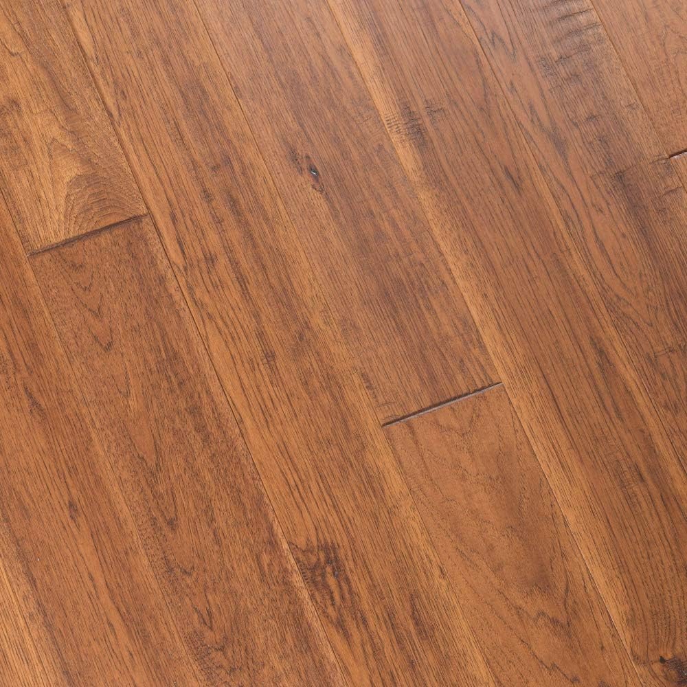Hickory Hand Scraped Prefinished Engineered Wood Floor Autumn 1