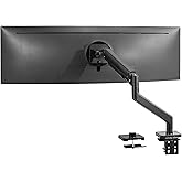 VIVO Heavy Duty Aluminum Ultrawide Monitor Arm for 49 inch Screens up to 44 lbs, Premium Desk Mount Monitor Stand Designed fo