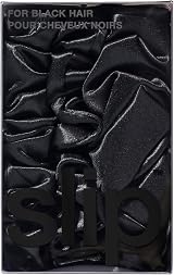 SLIP Pure Silk Scrunchies 3 Pack Assorted Black Mulberry Slipsilk Gentle Hair view 8
