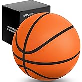 BALSMART Silent Basketball Size 7/29.5”, Indoor Basketball for Quiet Dribbling and Indoor Training, Foam Ball with Real Groove and Bounce