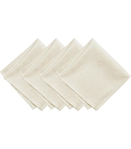 Elrene Home Fashions Caiden Elegance - Mantel de Tela de Damasco, 60 x