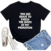 LOOKFACE Women's Graphic Tees You are About Tees
