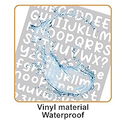 1180 Pcs Self-Adhesive Vinyl Letter & Number