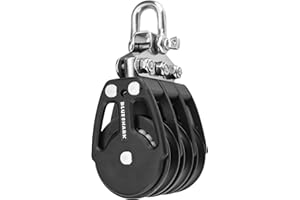 Blue Shark 2256-Sailing Pulley Blocks 38mm Triple