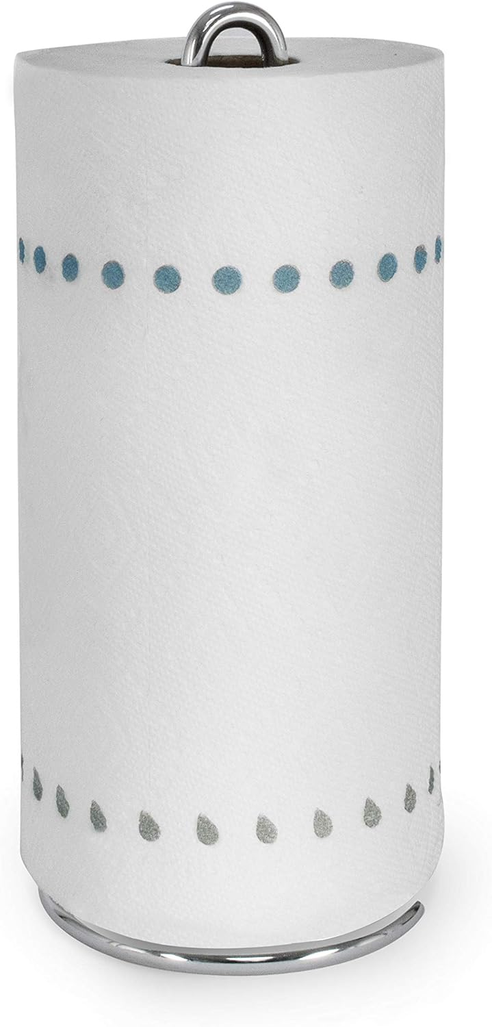 Spectrum Diversified Euro Paper Towel Holder, 1 Count, Chrome - Paper Towel Dispenser