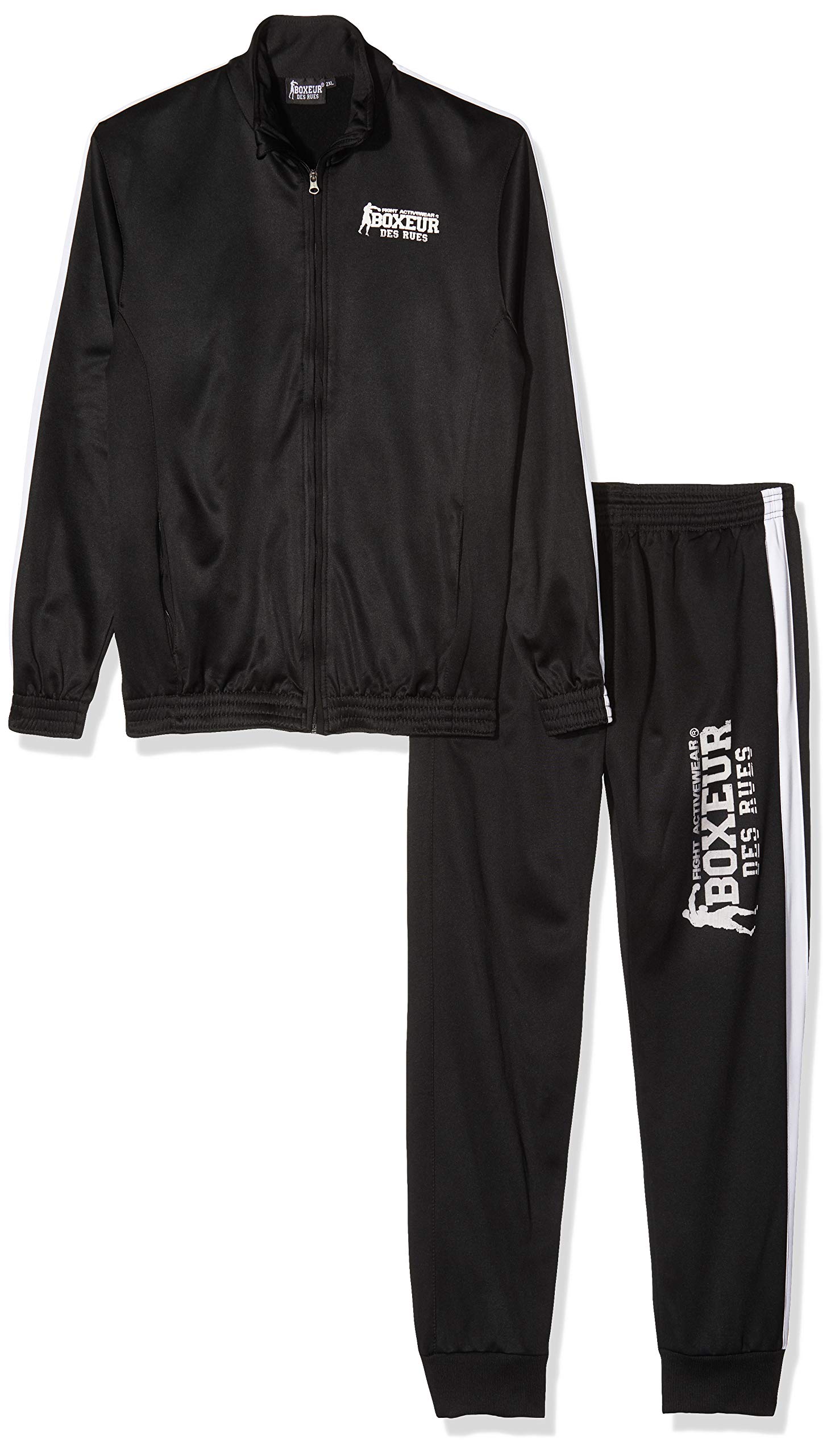 BOXEUR DES RUES, Men's Training Suit, Black, S